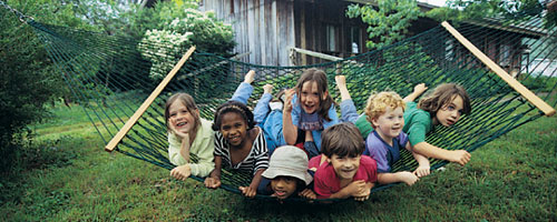 Kids in Twin Oaks Hammock